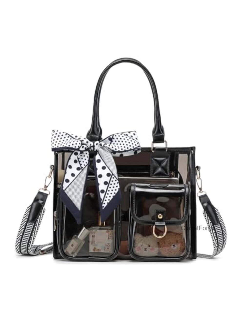 Stadium Approved Clear Tote Bag PVC Waterproof Travel Beach Concert